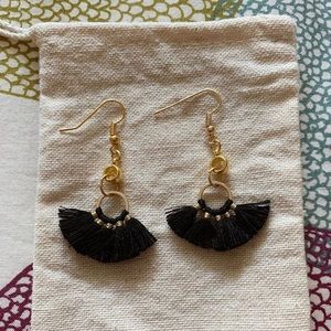 Black earrings